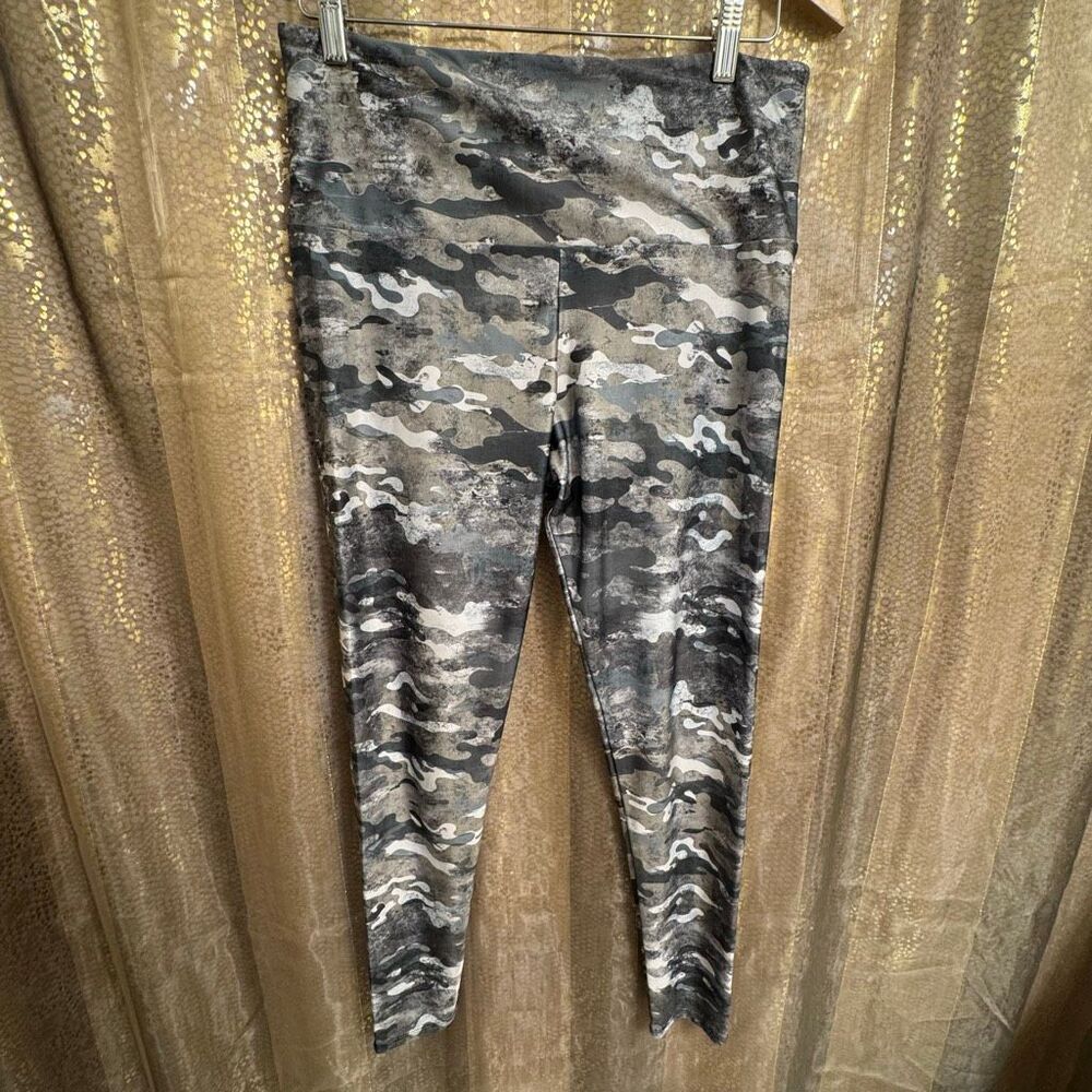 Onzie Flow High Rise Legging Marble Camo Yoga Leggings Large